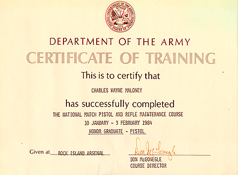 Pistol Certification