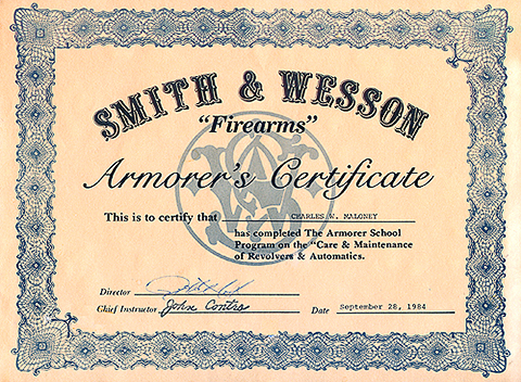 Smith & Wesson Certification